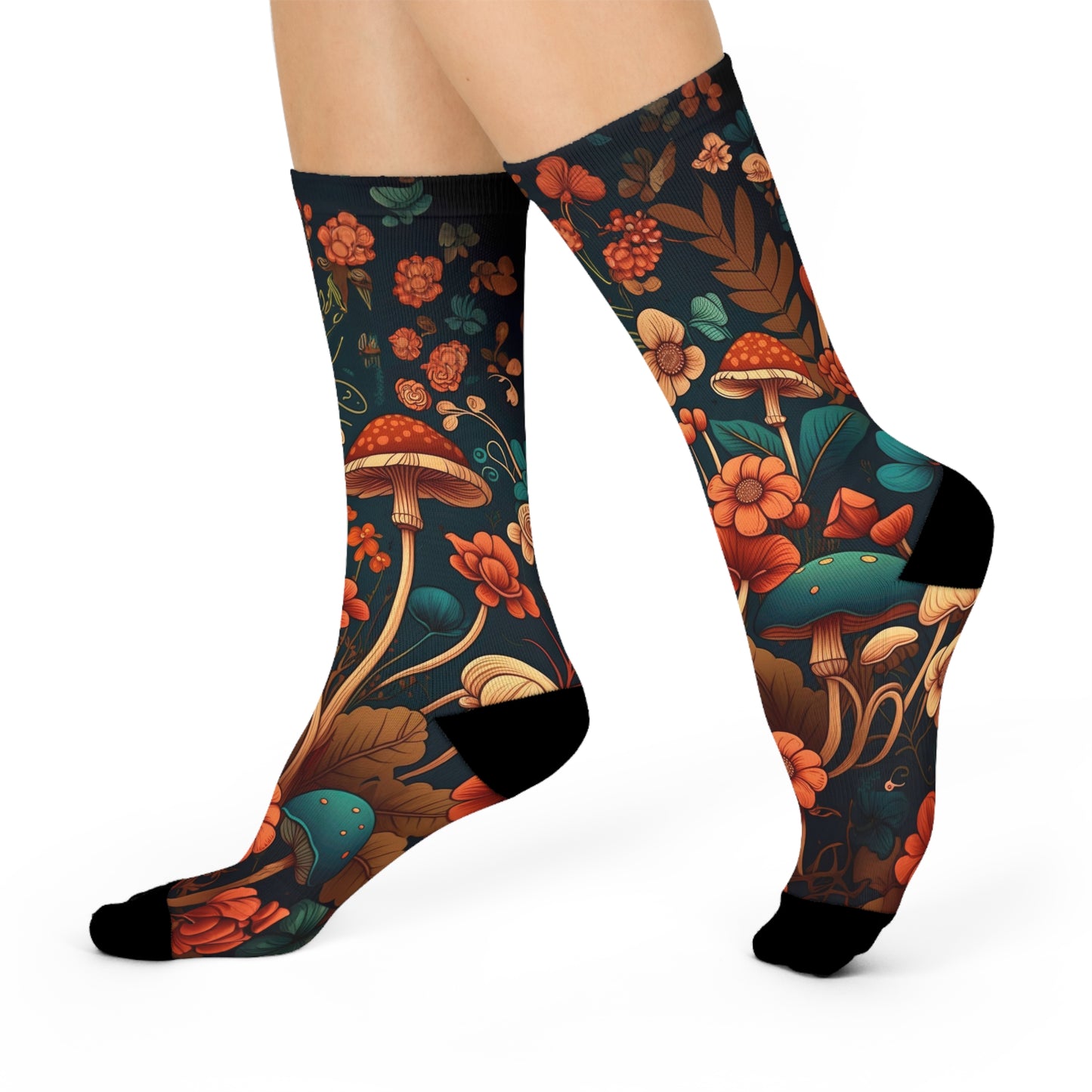 Botanical Mushroom Socks