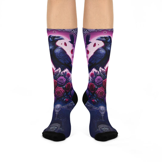 Raven Roses Tarot Socks